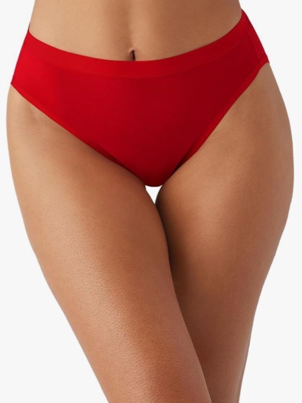 NEW Understated Cotton Ultimate Comfort Hi-Cut High Leg Panty 879362 Cherry Red